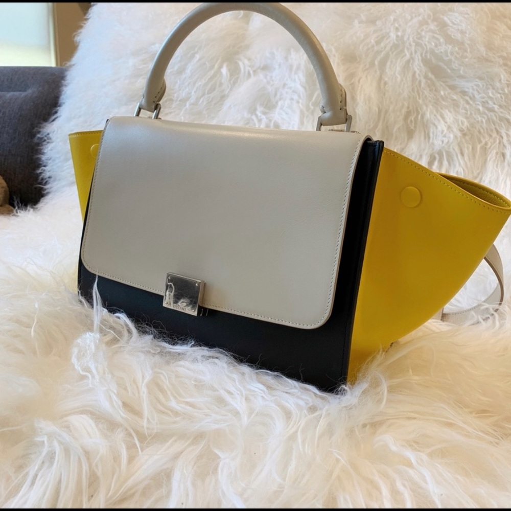 Celine Tri-color medium Trapeze bag